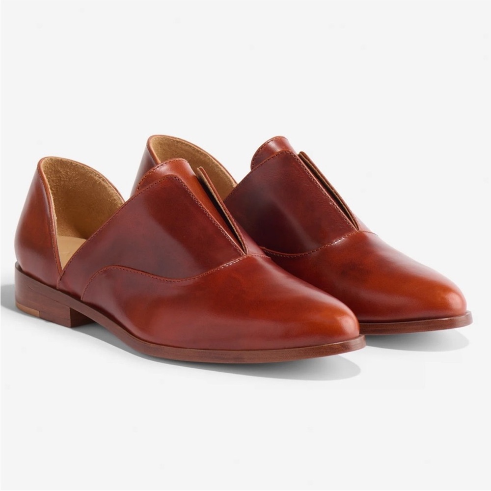 Nisolo Emma d'Orsay Oxford 2.0-Brandy Size 9